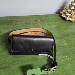 Kate Spade Black Leather Belt Bag